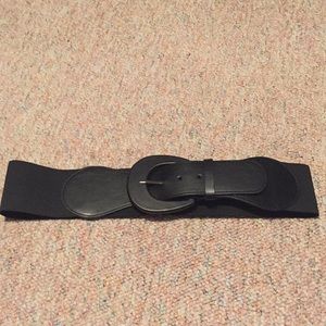 Target Black Elastic Waist Belt